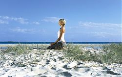 Girl on beach